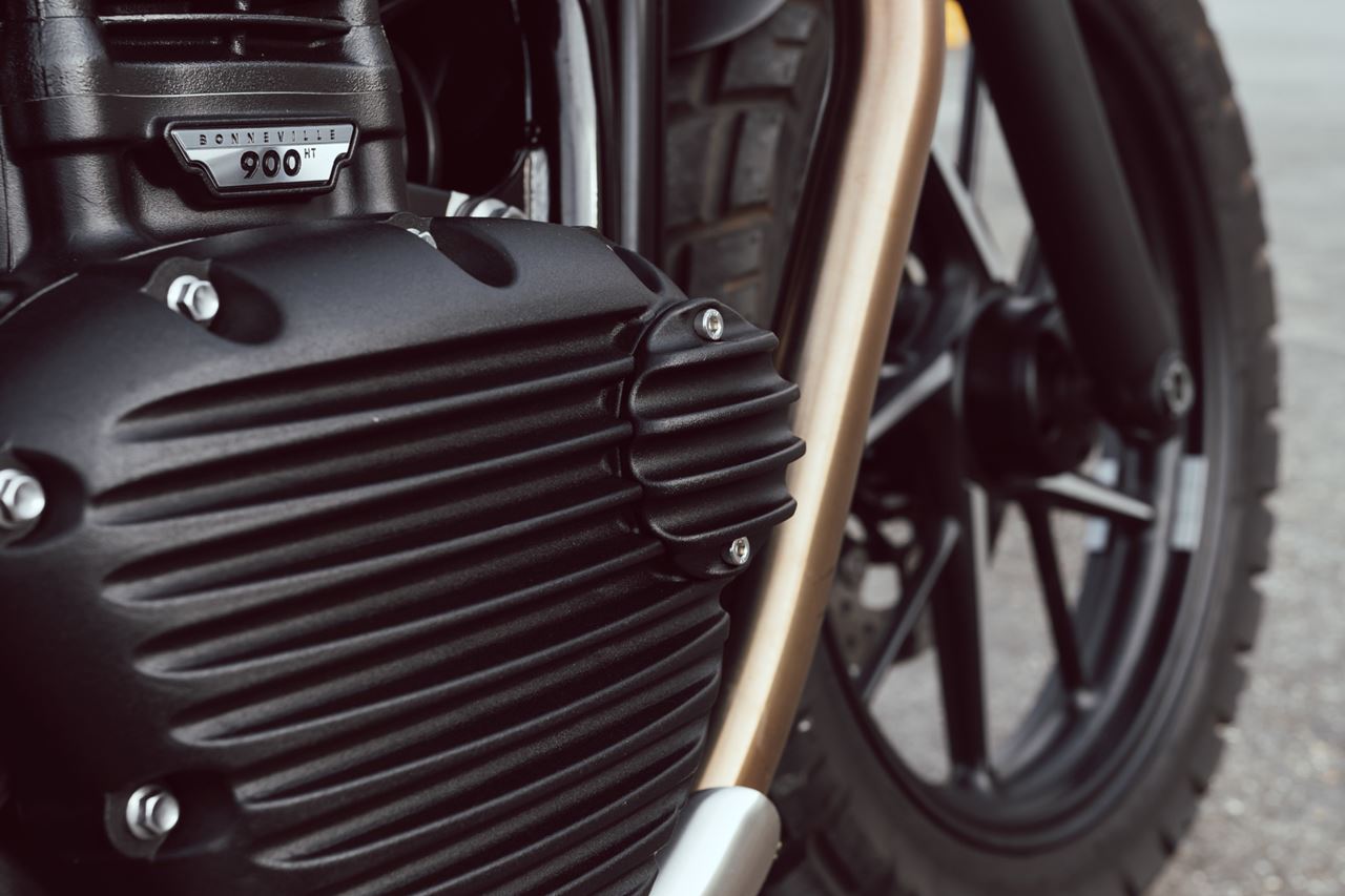 Generator Badge Rib Black 1 pc T100/T120 Speed Twin 900 Scrambler 900