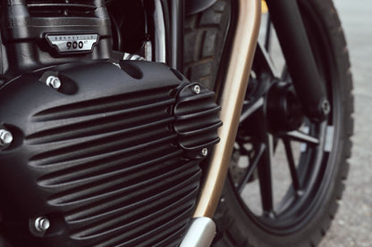 Generator Badge Rib Black 1 pc T100/T120 Speed Twin 900 Scrambler 900