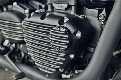 Generator Badge Rib Black 1 pc T100/T120 Speed Twin 900 Scrambler 900
