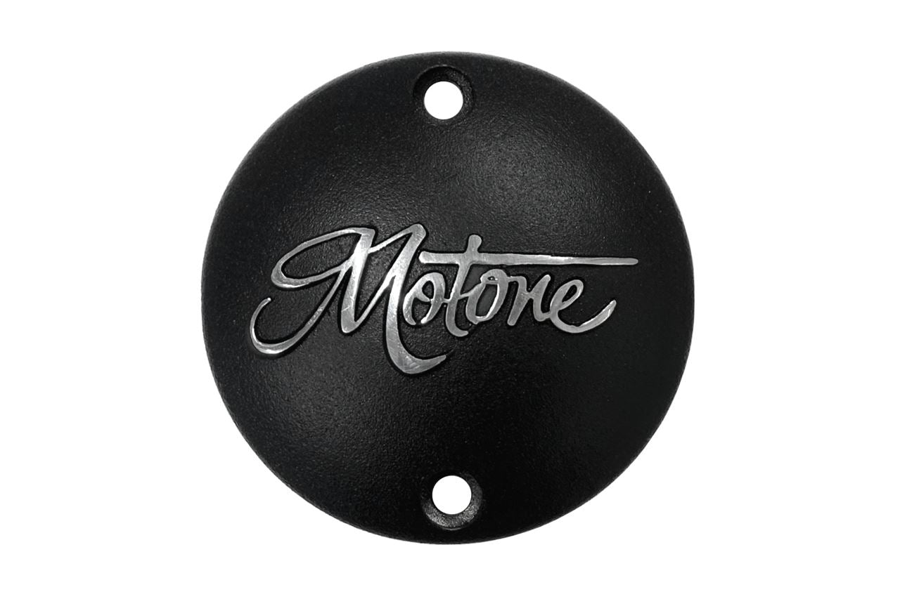Generator Badge MoTOne Logo Black/Polish 1pc T100/T120 Speed Twin 900 Scrambler 900
