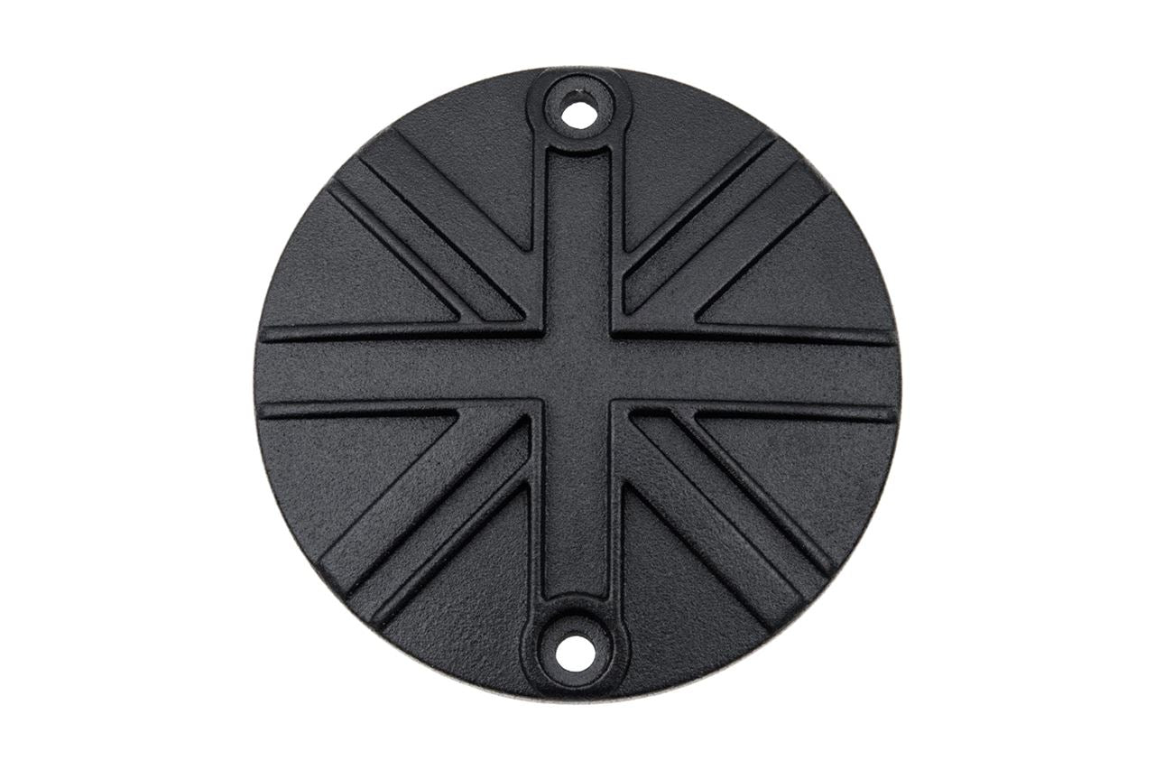 Clutch Badge Union Jack Black 1pc for T100/T120 Speed Twin 900 Scrambler 900