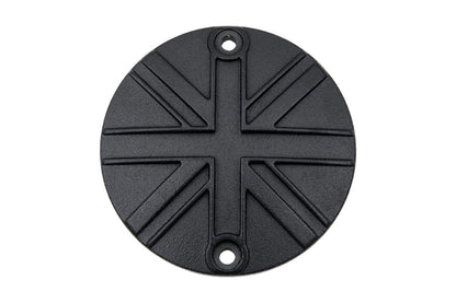 Clutch Badge Union Jack Black 1pc for T100/T120 Speed Twin 900 Scrambler 900
