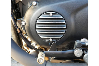 Clutch Badge Rib Black/Polished 1 piece for T100/T120 Speed Twin 900 Scrambler 900