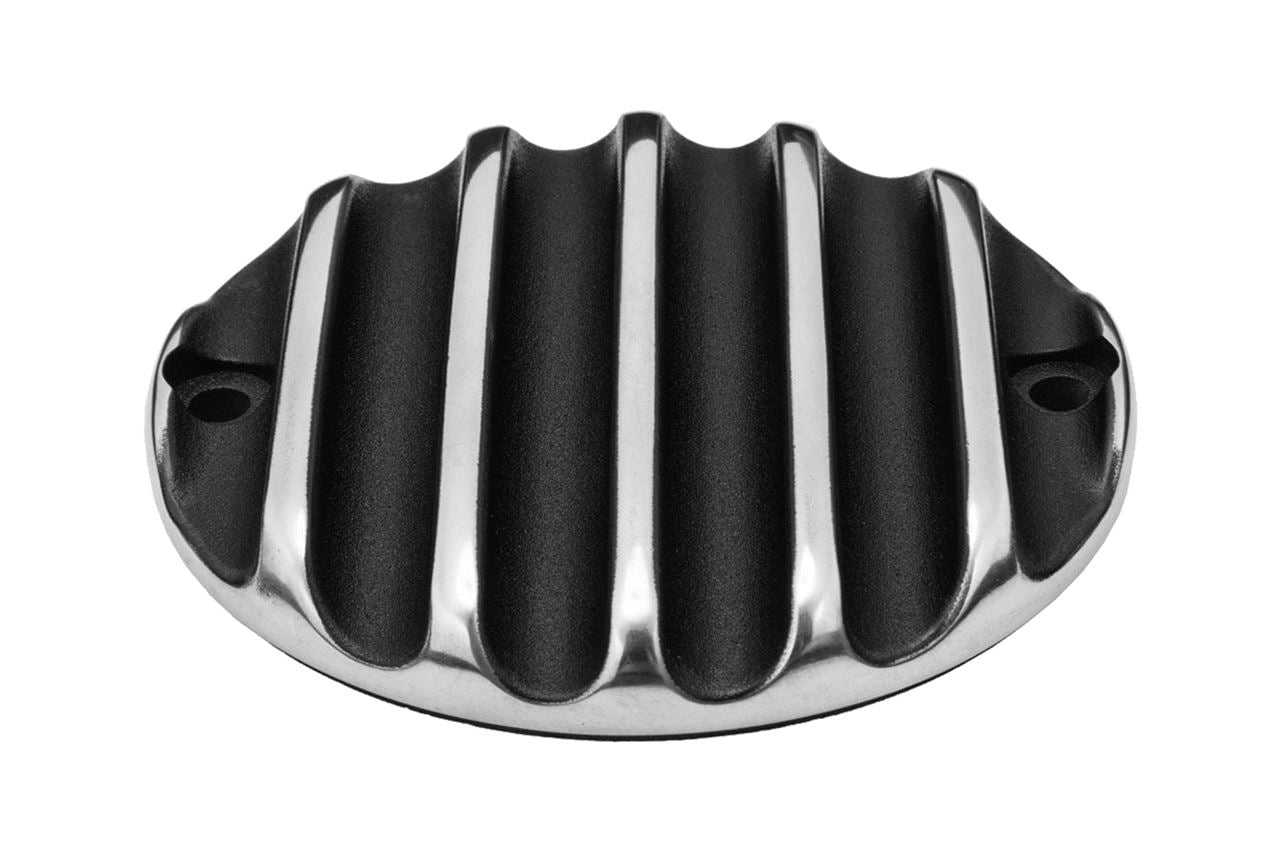 Clutch Badge Rib Black/Polished 1 piece for T100/T120 Speed Twin 900 Scrambler 900