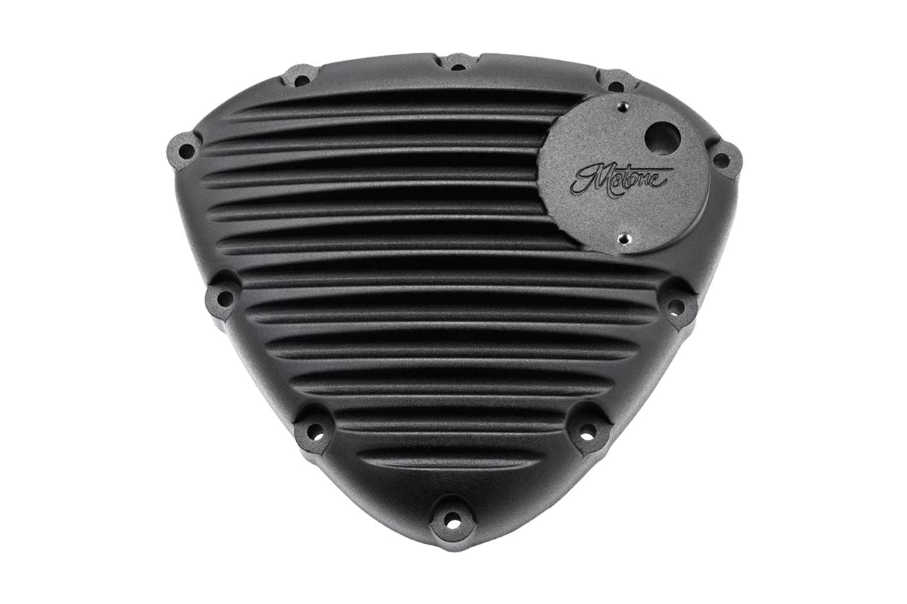 タイミングカバー リブ ブラック 1個 T100/T120 スピードツイン900 スクランブラー900