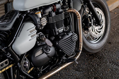 タイミングカバー リブ ブラック 1個 T100/T120 スピードツイン900 スクランブラー900