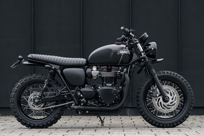 タイミングカバー リブ ブラック 1個 T100/T120 スピードツイン900 スクランブラー900