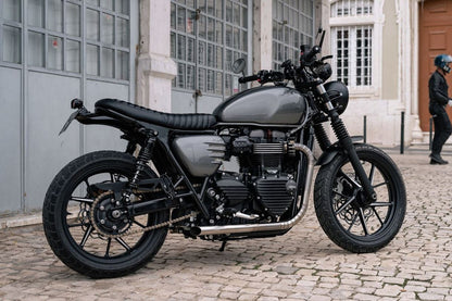 タイミングカバー リブ ブラック 1個 T100/T120 スピードツイン900 スクランブラー900