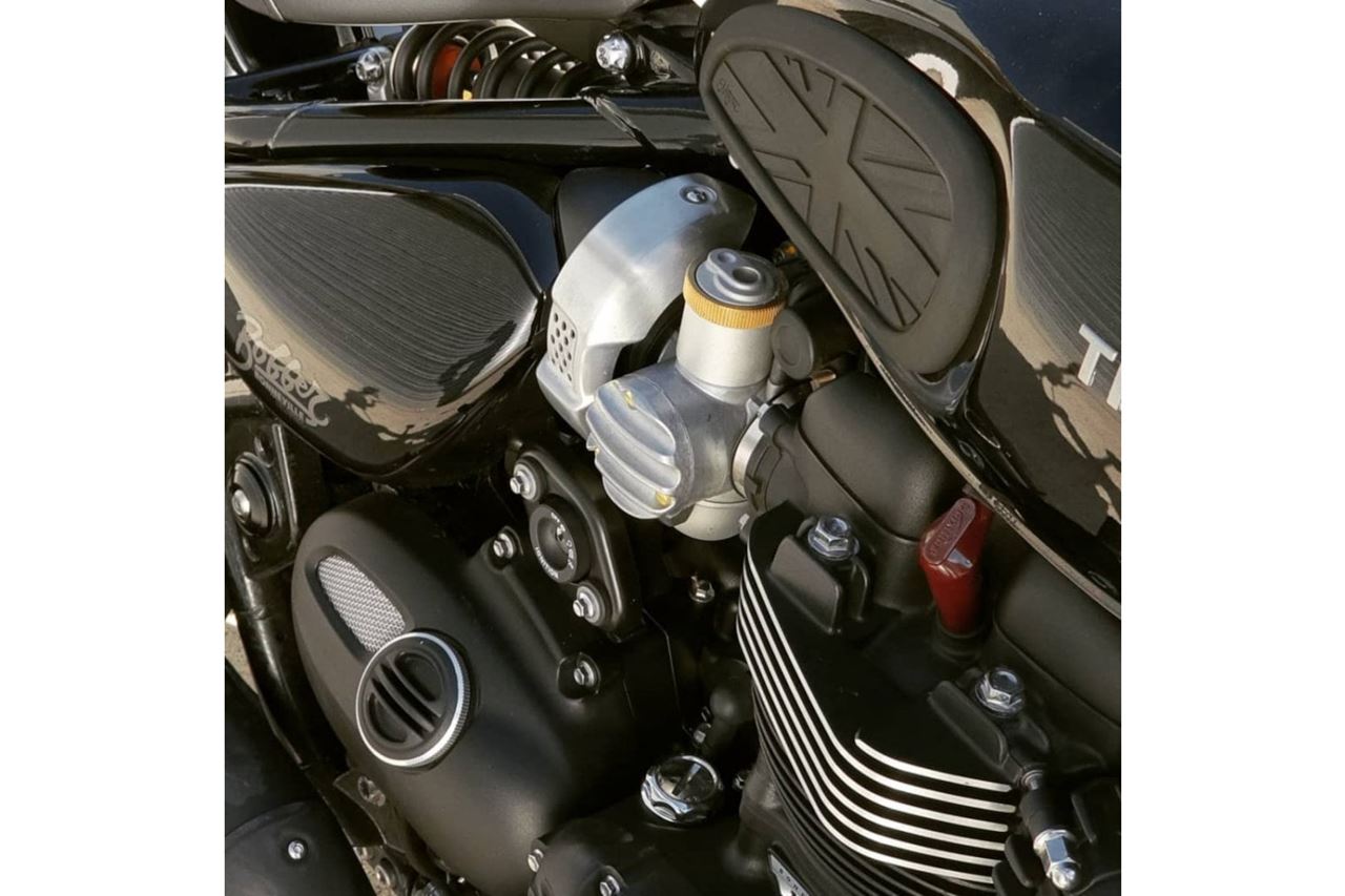 スロットルボディカバー リブ 素地 2個 T120 スラクストン1200/R/RS ボバ―