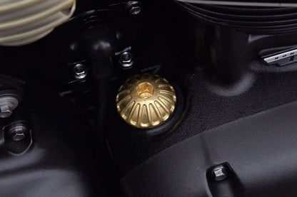 オイルフィラーキャップ ロズウェル ブラス 1個 T100/T120 スピードツイン900 スクランブラー900