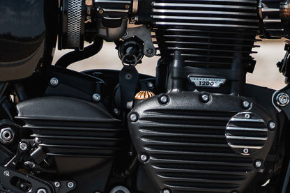 オイルフィラーキャップ ロズウェル ブラス 1個 T100/T120 スピードツイン900 スクランブラー900