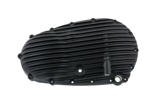 クラッチカバー リブ アルミ ブラック 1個 T100/T120 スピードツイン900 クランブラー900
