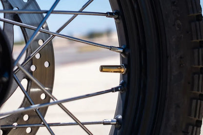 エアバルブキャップ バリスタ ブラス 2個 T100/T120 スピードツイン900 スクランブラー900