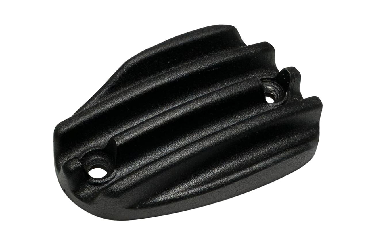 Master Cylinder Cap, Ribbed, Black, Die-Cast Aluminum, 1 pc., T100, T120, Bobber, Speedmaster