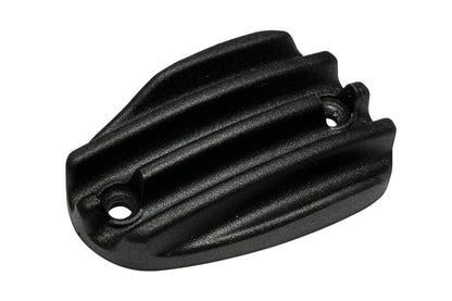 Master Cylinder Cap, Ribbed, Black, Die-Cast Aluminum, 1 pc., T100, T120, Bobber, Speedmaster
