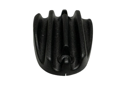 Master Cylinder Cap, Ribbed, Black, Die-Cast Aluminum, 1 pc., T100, T120, Bobber, Speedmaster