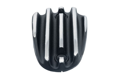 Master Cylinder Cap Ribbed Black/Polished Die-Cast Aluminum 1 pc T100 T120 Bobber Speedmaster