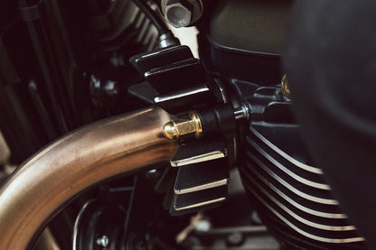 エキゾーストクランプナット ブラス 4個 T100/T120 スピードツイン900 スクランブラー900