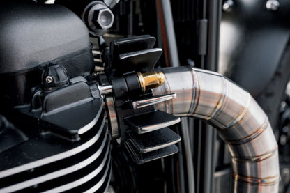 エキゾーストクランプナット ブラス 4個 T100/T120 スピードツイン900 スクランブラー900