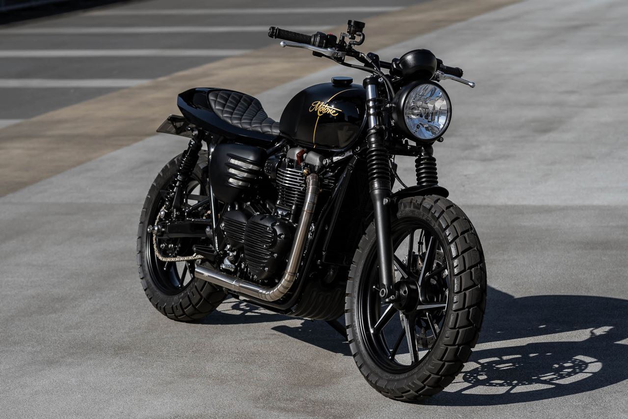 エキゾーストクランプナット ブラス 4個 T100/T120 スピードツイン900 スクランブラー900