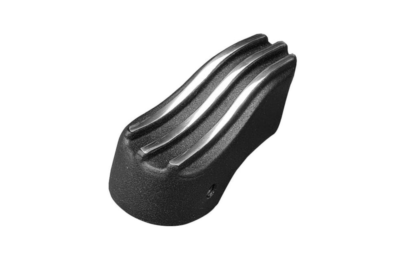 Clutch Lifter Cover Talon Rib Black/Polished 1 pc. Air-cooled T100 Scrambler Thruxton