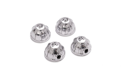 Engine Bolt Caps Polished 4pc T100/T120 Speed Twin 900 Scrambler 900