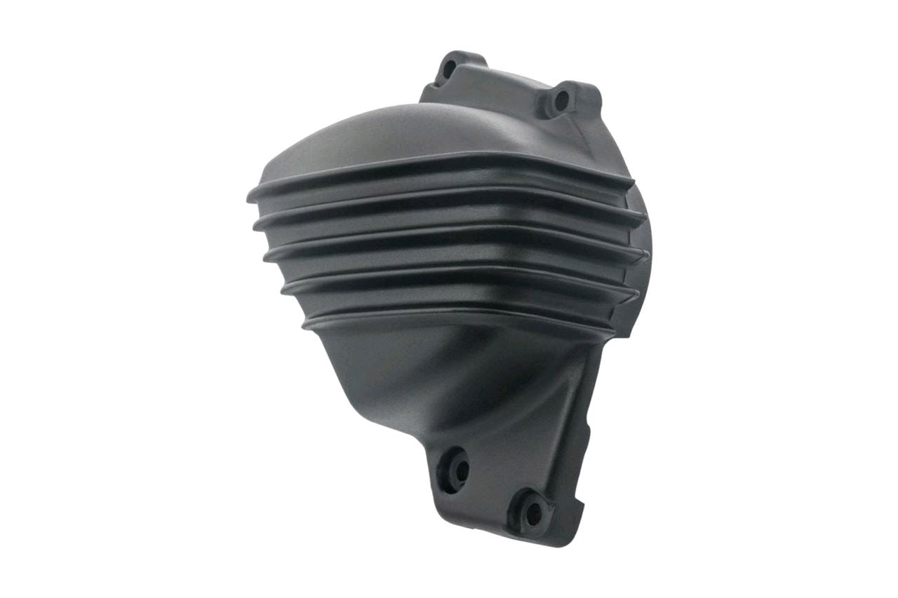 Sprocket Cover Ribbed Black 1pc T100/T120 Speed Twin 900 Scrambler 900