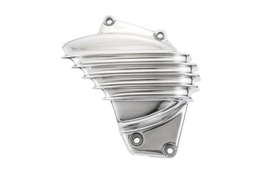 スプロケットカバー リブ ポリッシュ 1個 T100/T120 スピードツイン900 スクランブラー900