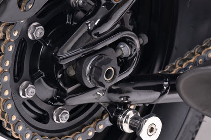 チェーンアジャスターブロック ブラック 2個 T100/T120 スピードツイン900 スクランブラー900
