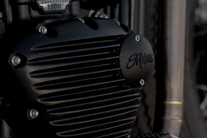 ジェネレーターバッジ モートーンロゴ ブラック 1個 T100/T120 スピードツイン900 スクランブラー900