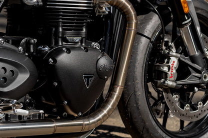 ジェネレーターバッジ モートーンロゴ ブラック 1個 T100/T120 スピードツイン900 スクランブラー900