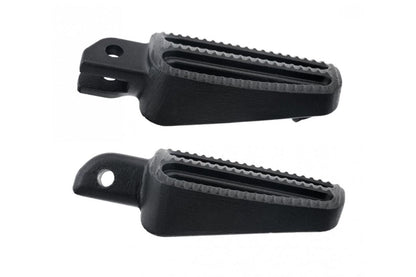 Footrests, front/rear, black, 2 pieces, T100/T120, Speed Twin 900, Scrambler 900