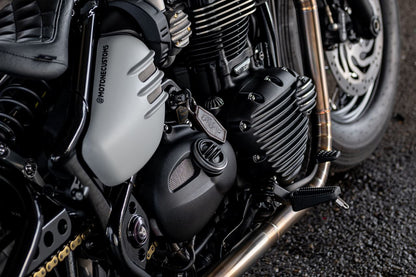 Footrest Black 2pcs Bonneville Bobber