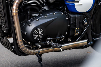 Footrest Black 2pcs Bonneville Bobber
