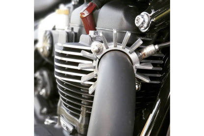 エキゾーストクランプ フィン ブラスト 2個 T120 スラクストン1200/R/RS ボバ―