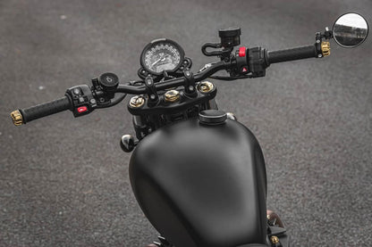 フロントフォークキャップ ガブナーズ ブラス 2個 T100 ストリートツイン ストリースクランブラー