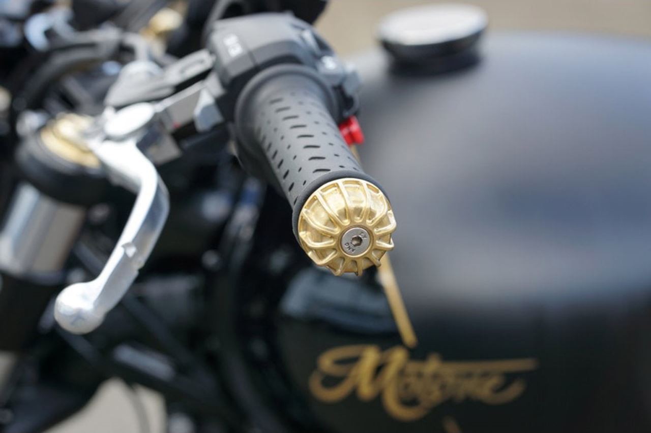 バーエンド ジェミニ ブラス 2個 T100/T120 スピードツイン900 スクランブラー900