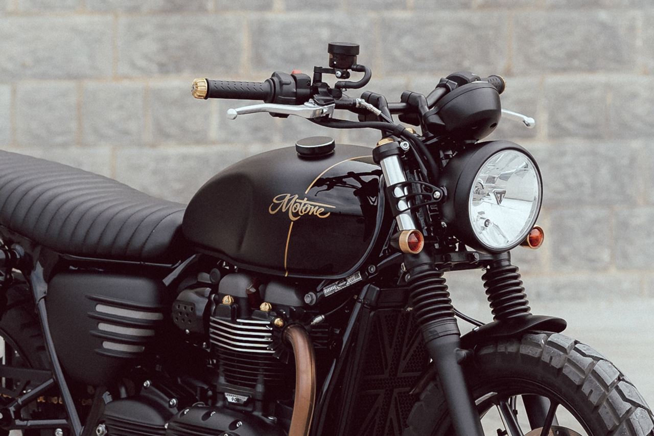 バーエンド ジェミニ ブラス 2個 T100/T120 スピードツイン900 スクランブラー900
