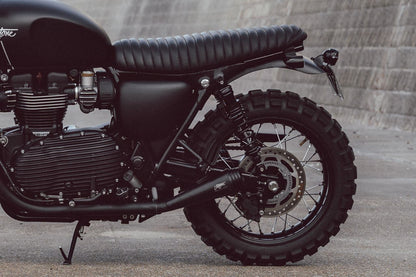リアウインカーステー シート下マウント ブラック 2個 M8/M10/純正用T100/T120 スピードツイン900 スクランブラー900