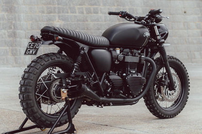 リアウインカーステー シート下マウント ブラック 2個 M8/M10/純正用T100/T120 スピードツイン900 スクランブラー900