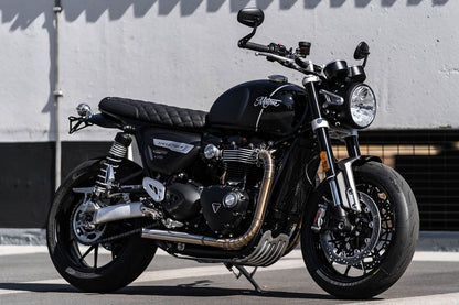 フットレスト フロント用 ポリッシュ 2個 T100/T120 スピードツイン900 スクランブラー900