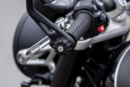 Bar End Gemini Black 2pcs T100/T120 Speed Twin 900 Scrambler 900