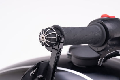 Bar End Gemini Black/Polished 2 pcs T100/T120 Speed Twin 900 Scrambler 900