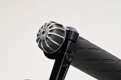 Bar End Gemini Black/Polished 2 pcs T100/T120 Speed Twin 900 Scrambler 900