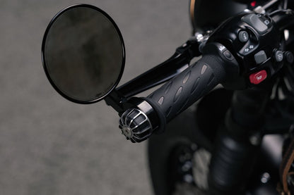 Bar End Gemini Black/Polished 2 pcs T100/T120 Speed Twin 900 Scrambler 900