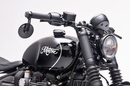 Bar End Gemini Black/Polished 2 pcs T100/T120 Speed Twin 900 Scrambler 900