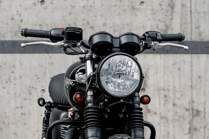 Bar End Gemini Black/Polished 2 pcs T100/T120 Speed Twin 900 Scrambler 900