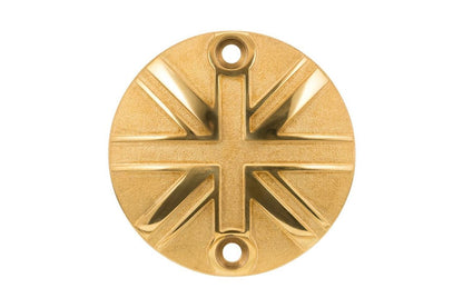 Generator Badge Union Jack Brass 1pc T100/T120 Speed Twin 900 Scrambler 900