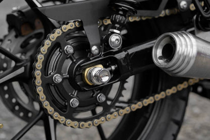 スタンドフックロッド ステンレス シルバー 1セット T100/T120 スピードツイン900 スクランブラー900
