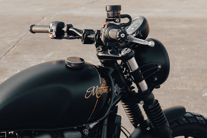 Front Fork Caps KaPoS Titanium Silver 2 pcs T100 Street Twin Street Scrambler